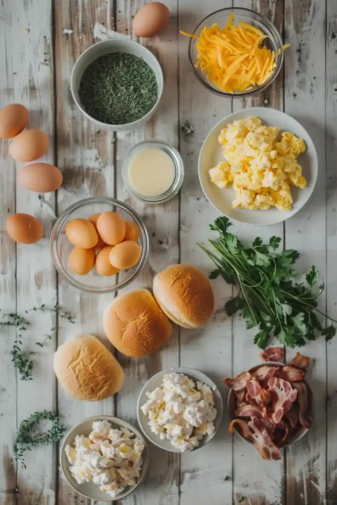 Cowboy Breakfast Sliders served warm with extra cowboy butter for dipping.