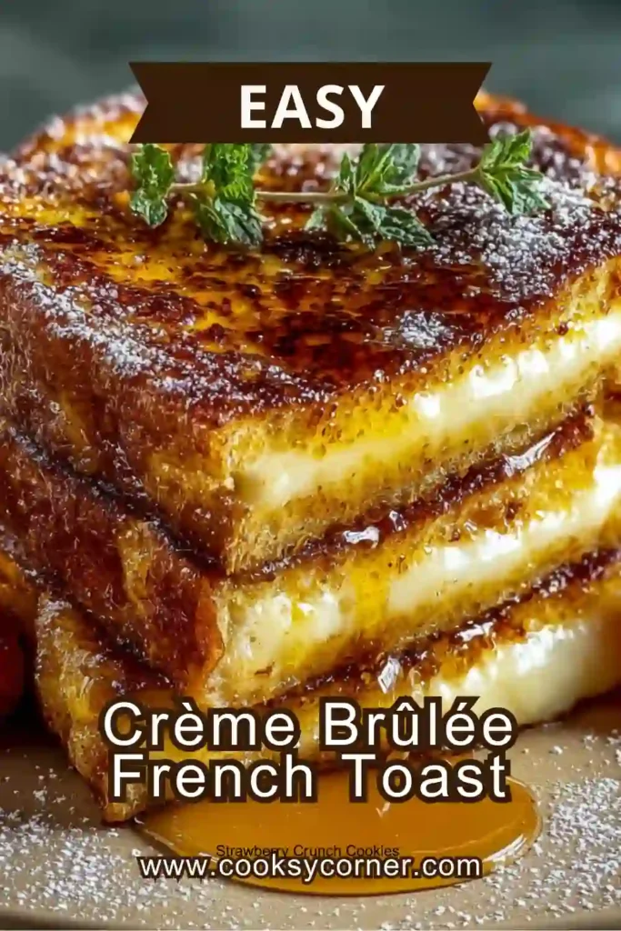 Custard-style French toast with golden caramelized crust.