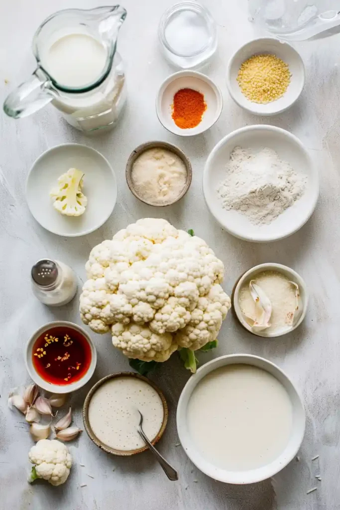 Easy Bang Bang Cauliflower baked until crispy and coated in creamy sweet chili sauce. A golden vegan appetizer with bold flavor.