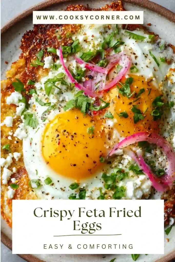 Crispy feta fried egg with golden cheese crust served on avocado tortilla with chili oil.