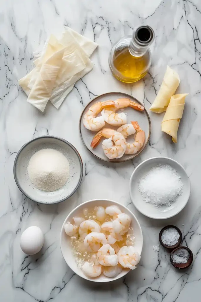 Shrimp balls appetizer arranged on a plate with chili sauce.