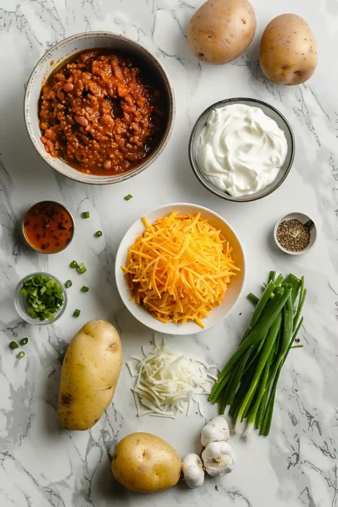 Homemade Chili Cheese Fries made quickly with oven baked potatoes and bold toppings.