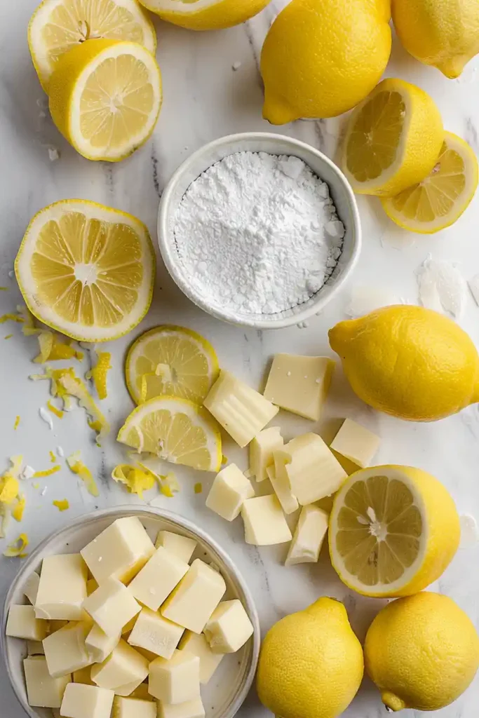 Hand-rolled lemon truffles prepared with white chocolate ganache and lemon zest, perfect for gifting or dessert tables.