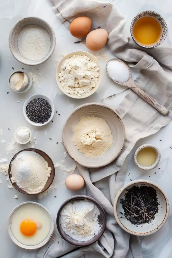 Tea-inspired cookies with Earl Grey and lavender frosting.