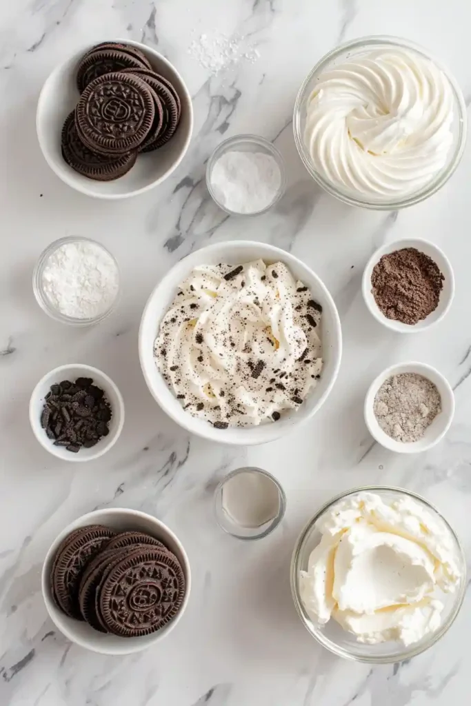 Easy no bake OREO dessert cups ready to serve.