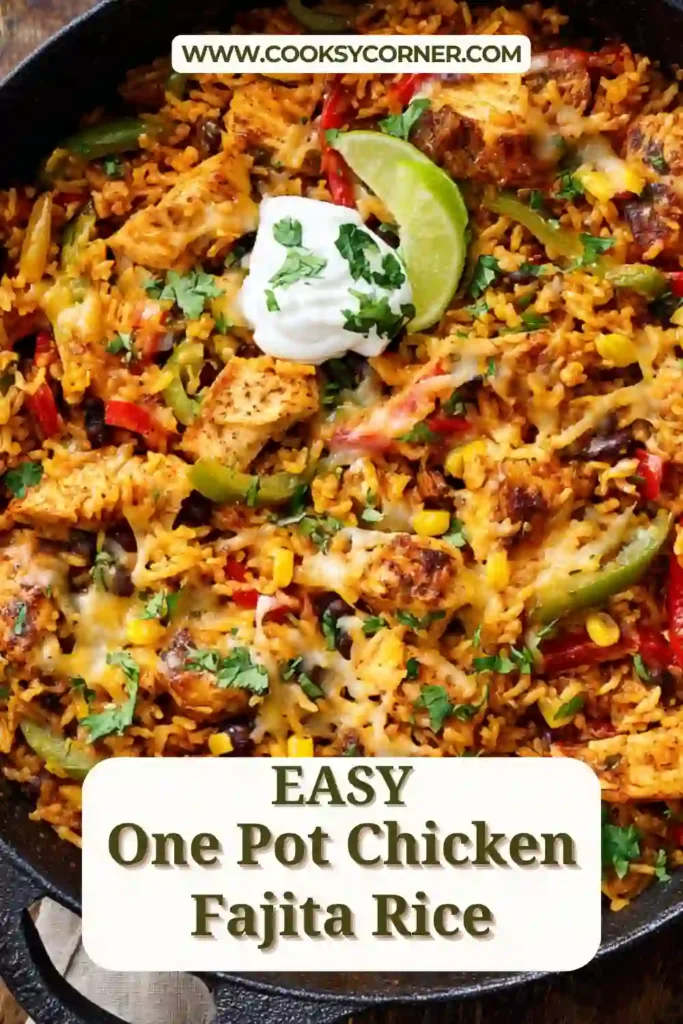 Tex-Mex chicken and rice cooked in one pot.