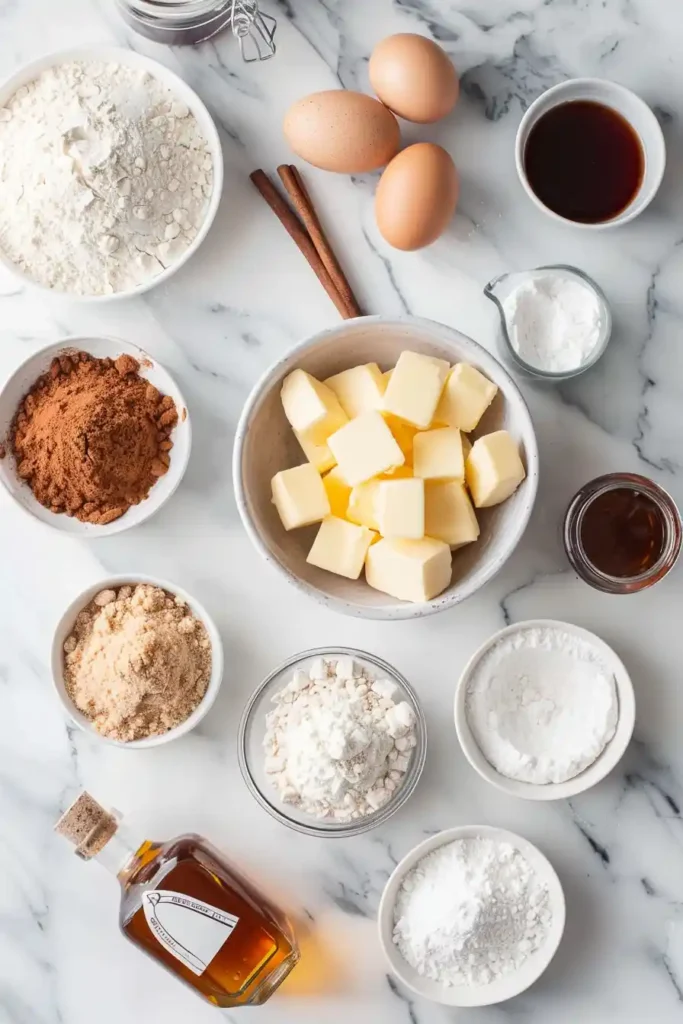 Homemade Soft Baked Maple Donut Bars cut into rectangles and ready to serve, featuring a rich maple glaze and soft interior.