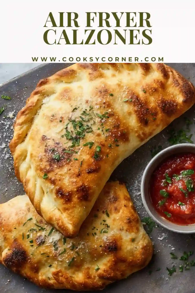 Homemade calzone cut open with melted cheese
