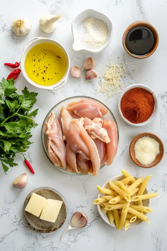 Homemade Cajun Chicken Pasta plated for serving, featuring creamy texture and vibrant Cajun seasoning.