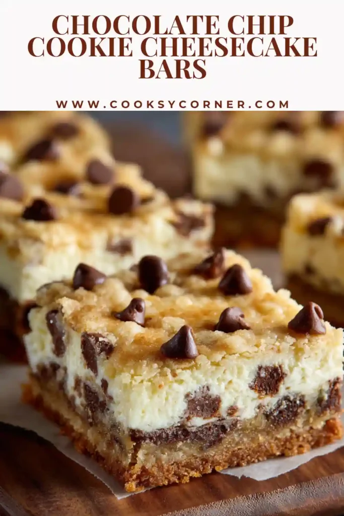 Easy cookie cheesecake bars cooling before slicing.