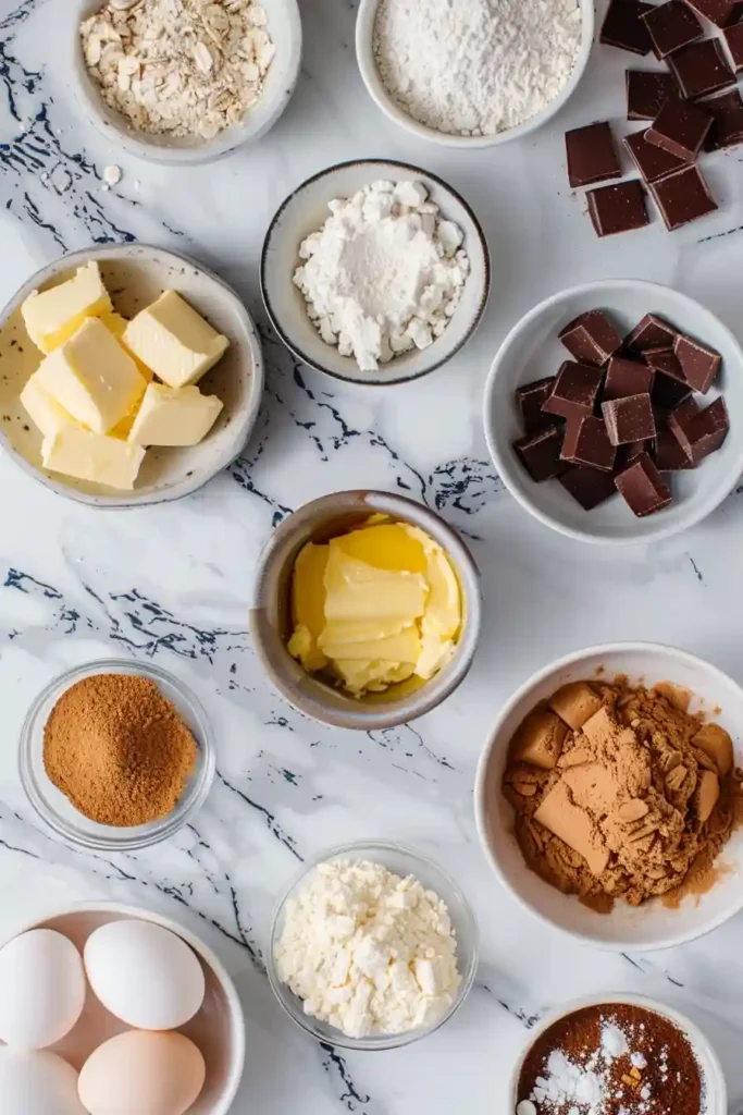 Freshly baked chocolate croissant breakfast bake served with powdered sugar and berries, perfect for brunch.