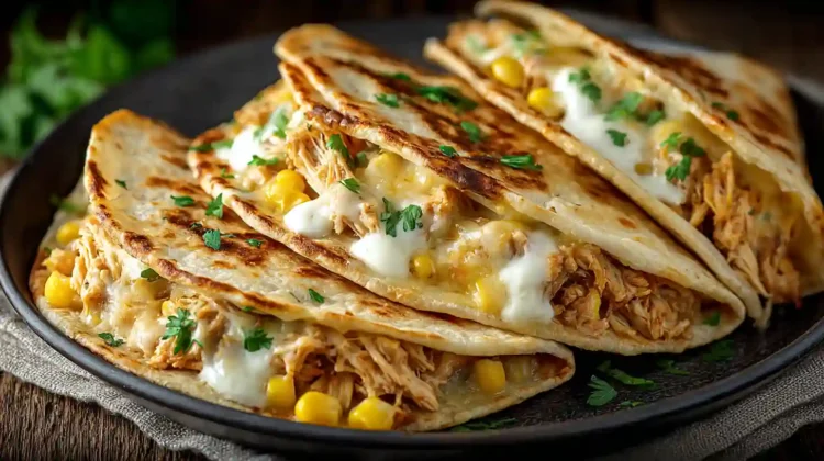 Corn Tortilla White Chicken Chili Tacos