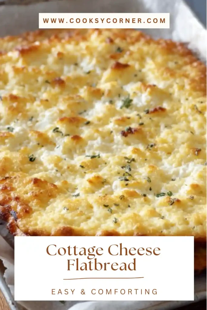 Homemade cottage cheese flatbread sliced and ready to serve. A healthy high protein bread alternative.