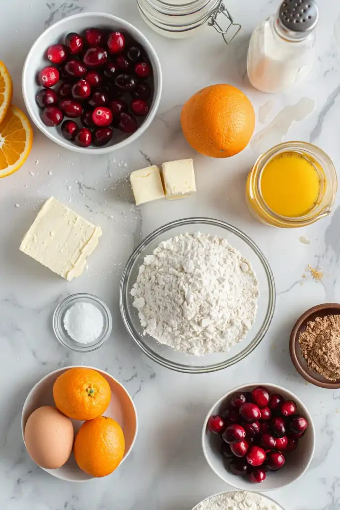 Homemade cranberry orange cupcakes arranged on a cooling rack with bright orange zest garnish.