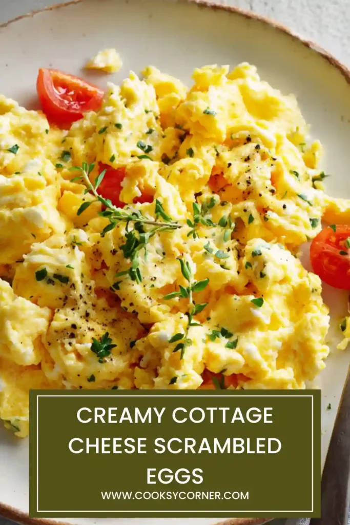 High-protein scrambled eggs served warm.