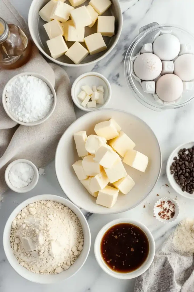 Creme Brulee Cookie Bars stacked on plate showing soft interior and crisp golden sides.