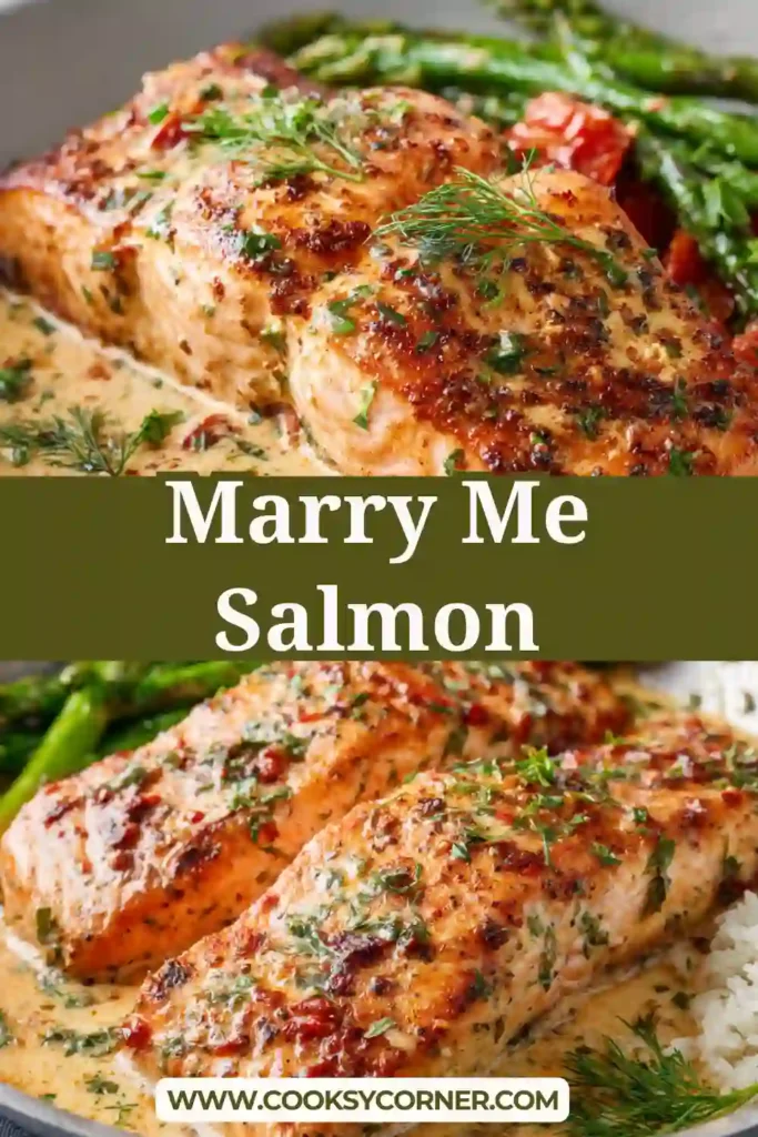 Marry me salmon in creamy parmesan sun-dried tomato sauce