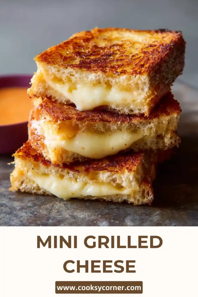 Hawaiian roll grilled cheese sliders arranged on a serving platter, perfectly toasted and filled with melted cheese.