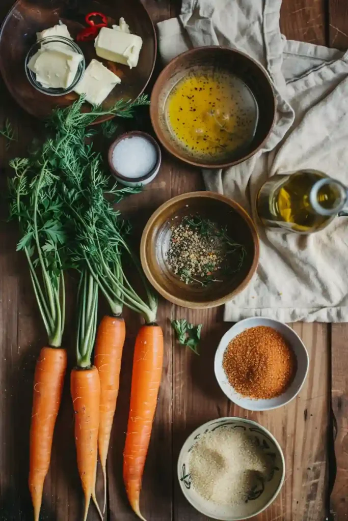 Carrot coins smashed and roasted until tender and caramelized.
