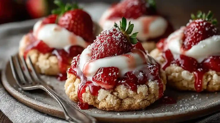 Strawberry Shortcake Butter Cookies – Easy Homemade Recipe