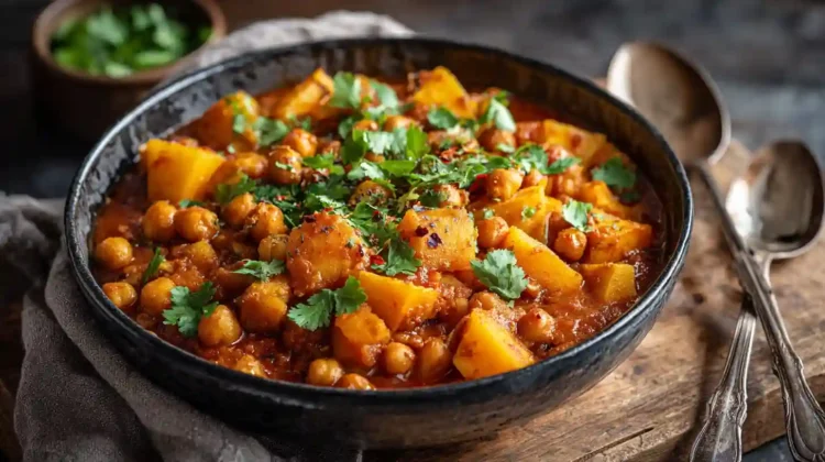 Vegan Potato and Chickpea Curry