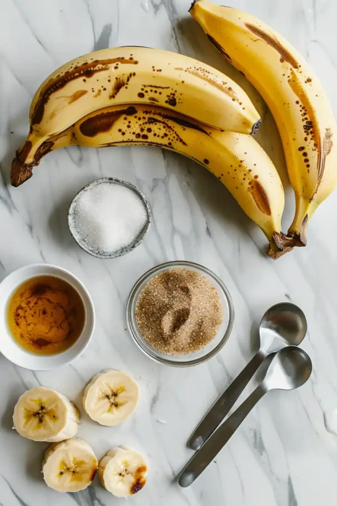 Healthy homemade banana chips made in the air fryer with cinnamon.