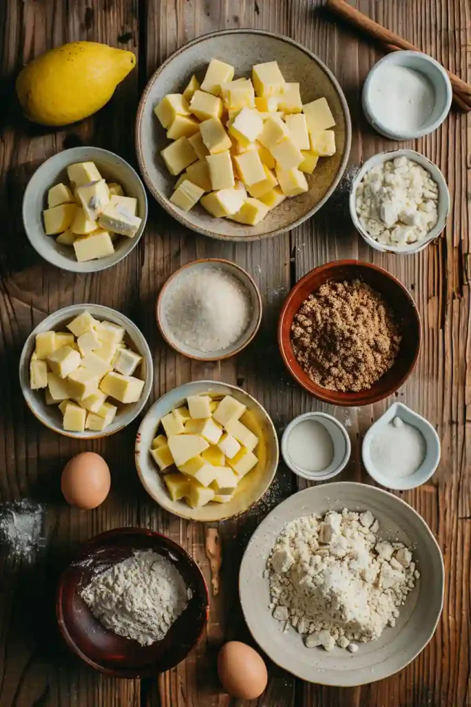 Freshly baked apple crumb cookies cooling on rack with visible cinnamon apple filling and crumb topping.