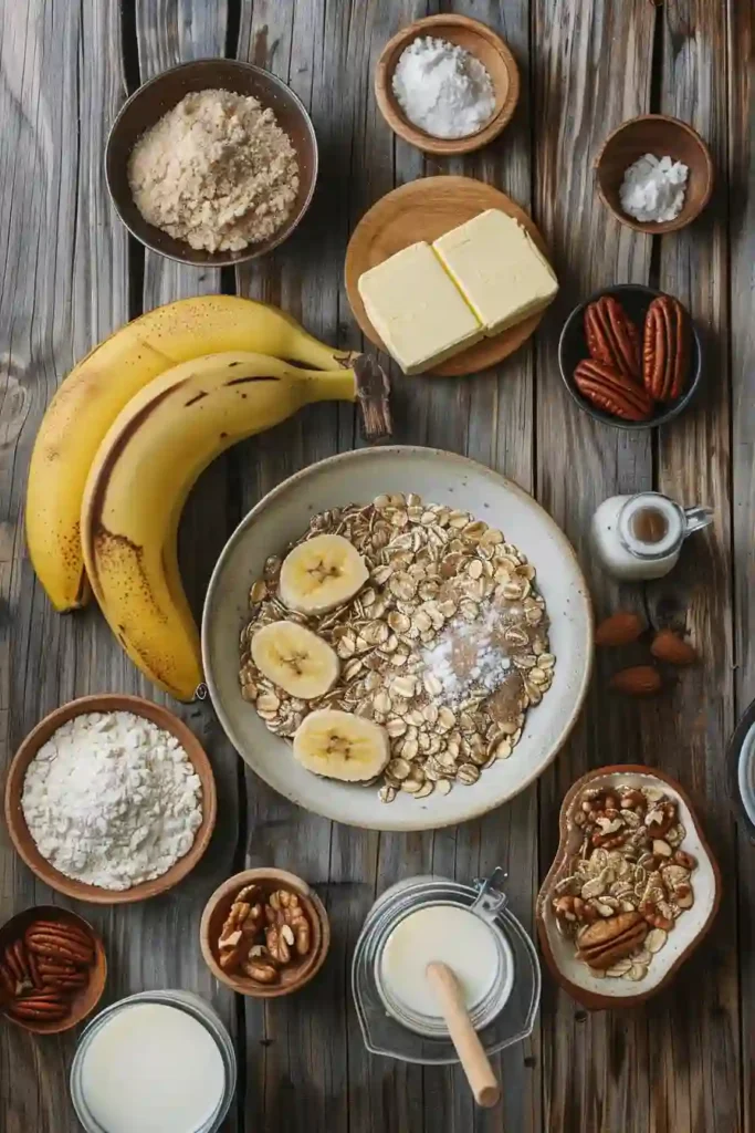 Homemade banana cobbler dessert with golden brown crust and rich texture.