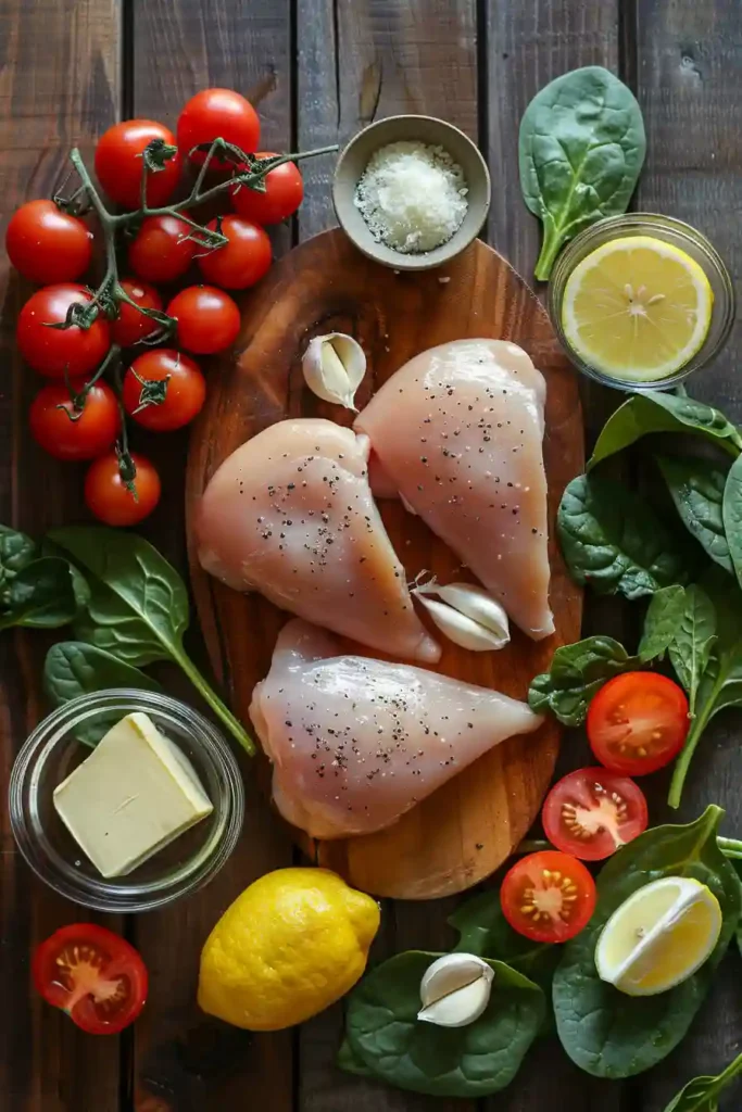 Homemade creamy Tuscan chicken plated with sauce, showcasing tender chicken and rich Italian flavors.