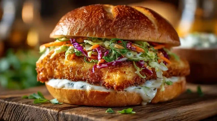 Durger Fish Crispy Fried Fish Burger Recipe
