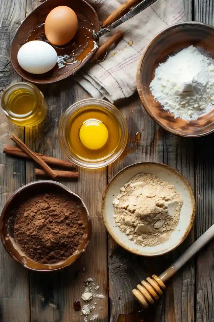Cinnamon sugar topped honey dessert bars fresh from the oven.