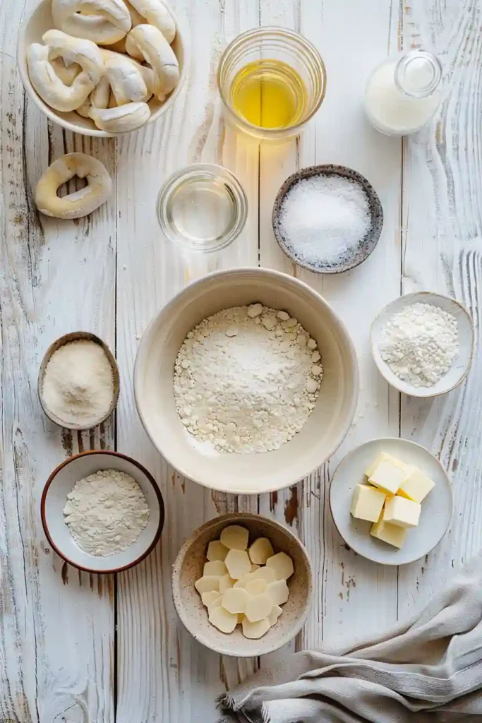 Golden pretzel bites with salt topping on baking tray.