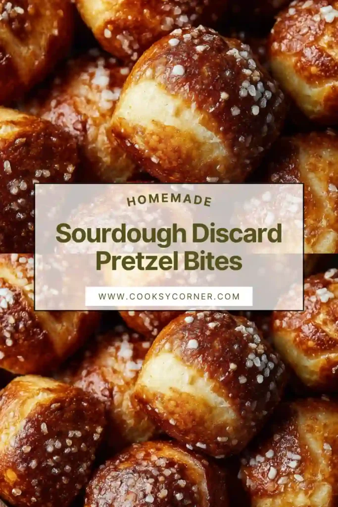 Sourdough Discard Pretzel Bites