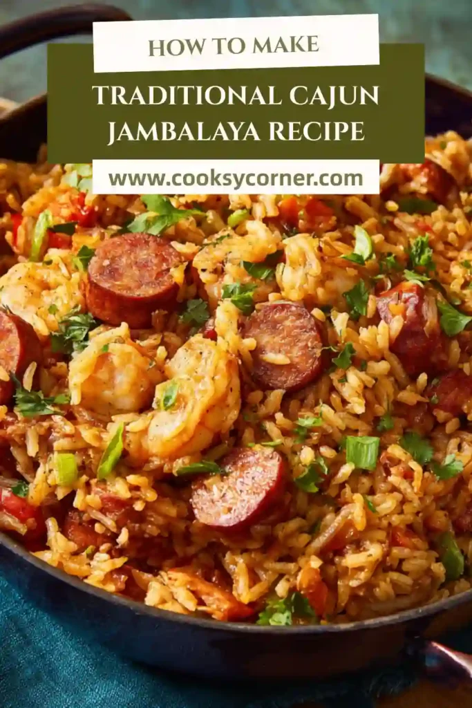 Louisiana-style jambalaya cooked in a Dutch oven with Cajun spices.