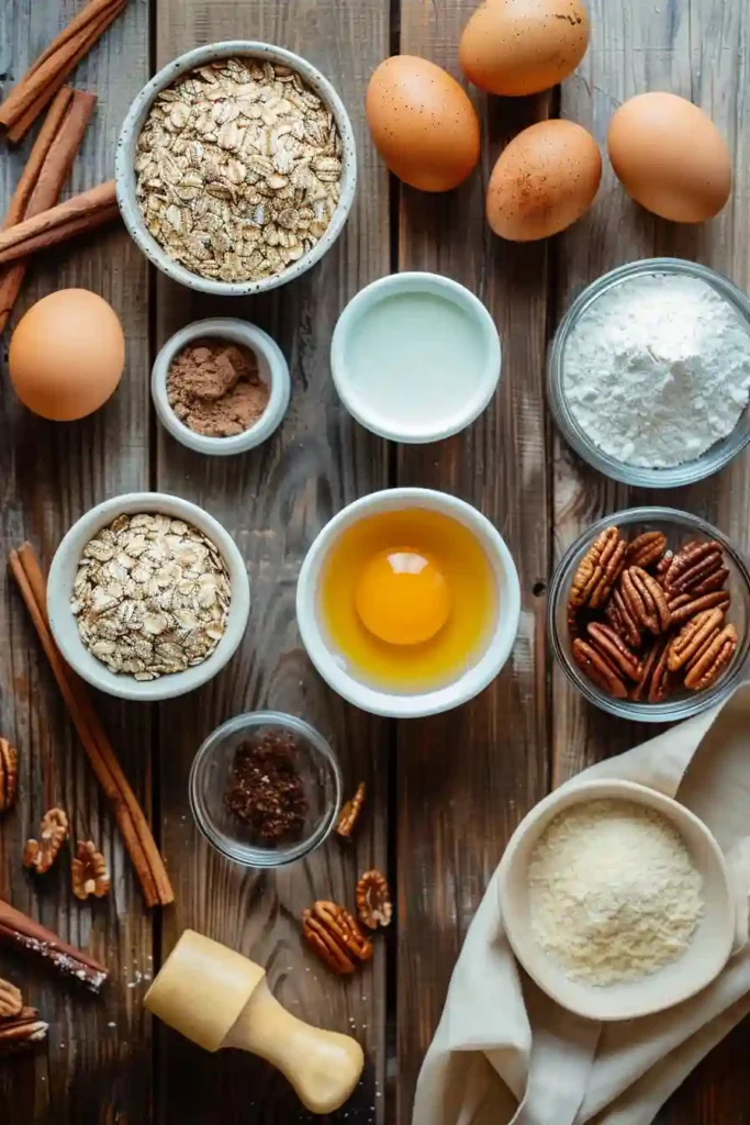 Overhead shot of Berry Quinoa Muffins arranged on a tray with fresh raspberries scattered around. Bright and inviting breakfast scene.