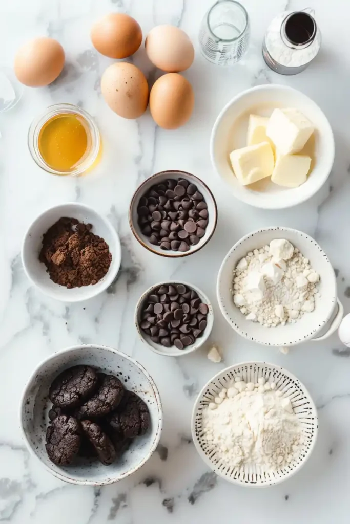 Freshly baked cookies on a tray with slightly crisp edges and soft interior.