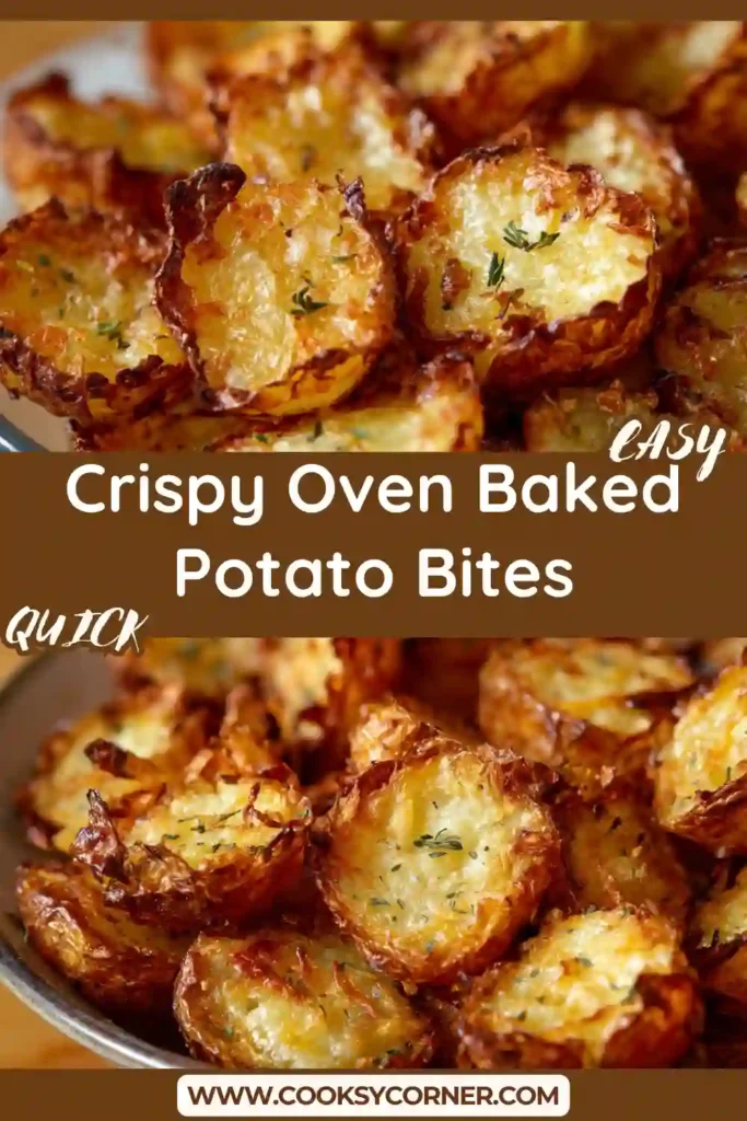 Roasted potato cubes seasoned with garlic and pepper on a baking tray.