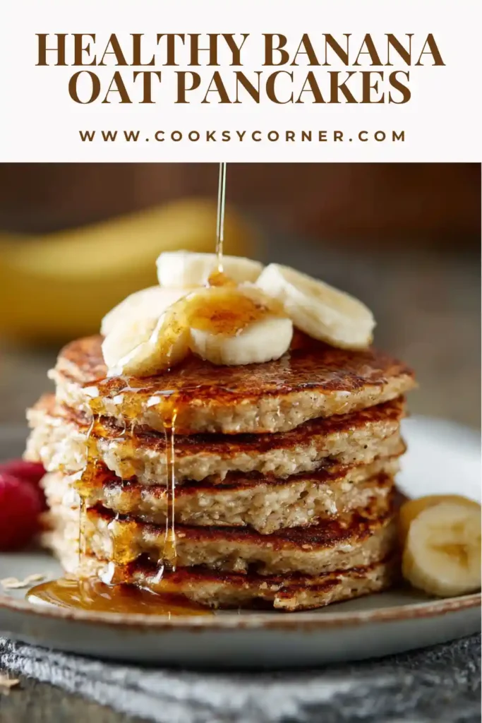 Soft banana pancakes with golden edges and natural toppings.