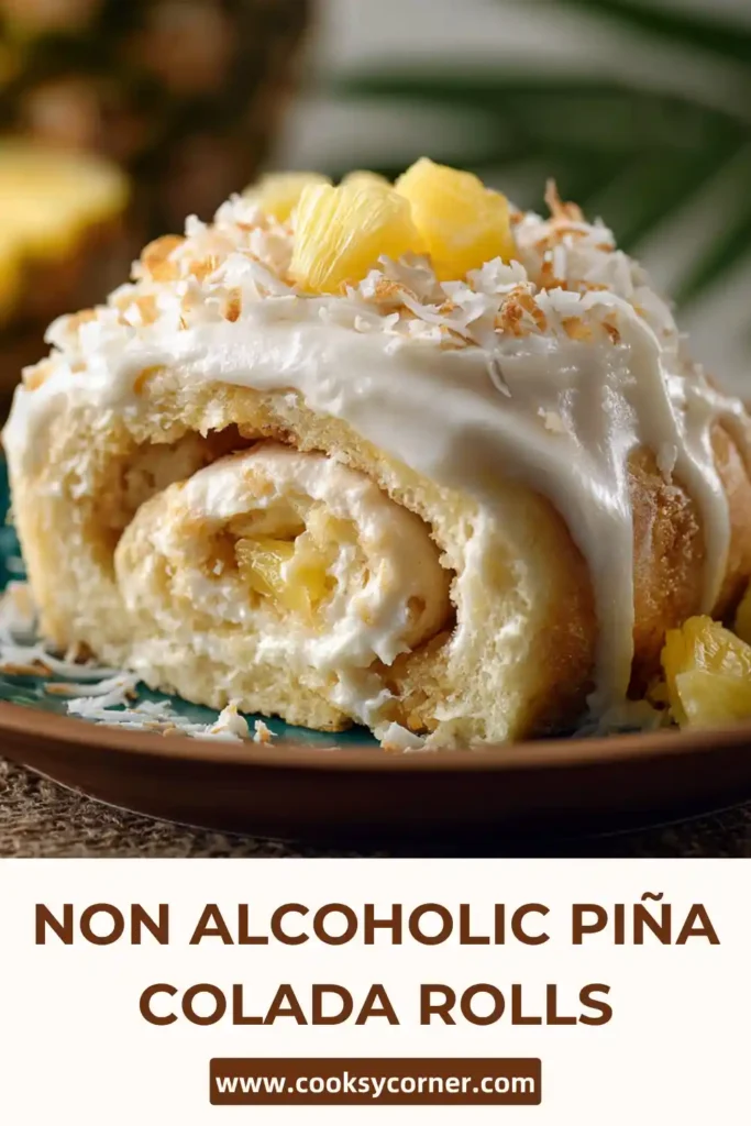 Soft sweet rolls filled with pineapple and coconut topping.