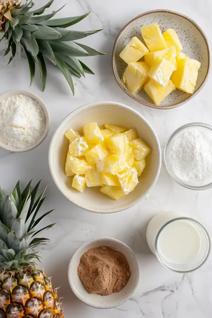 Tropical sweet rolls with glaze and golden baked texture.