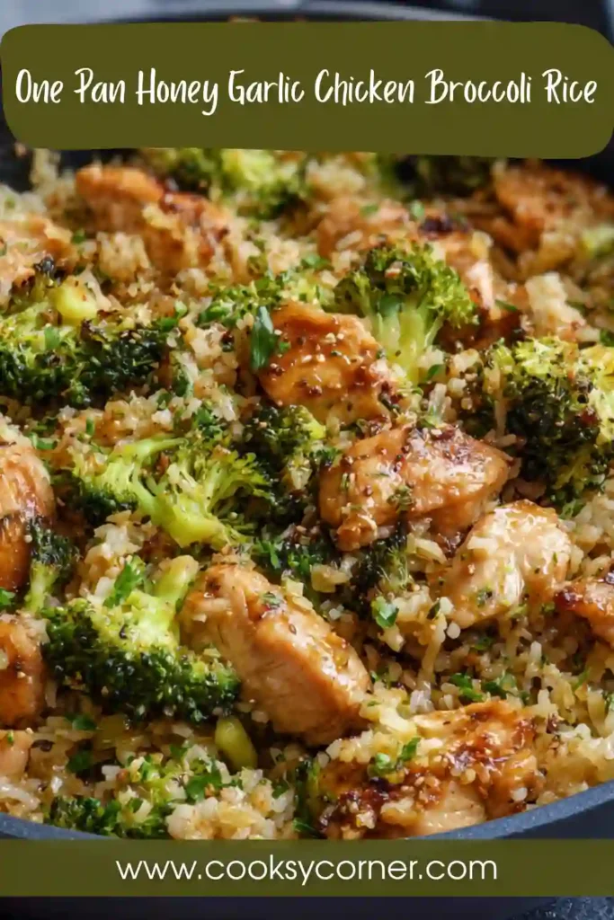 Close-up of tender chicken and rice with broccoli.