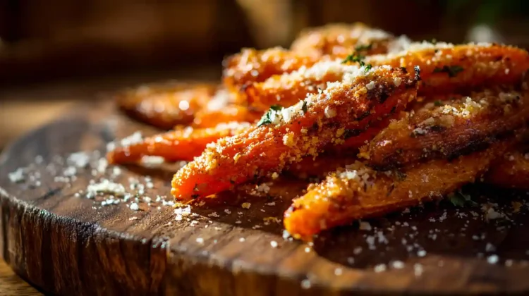 Parmesan Crusted Carrots Recipe