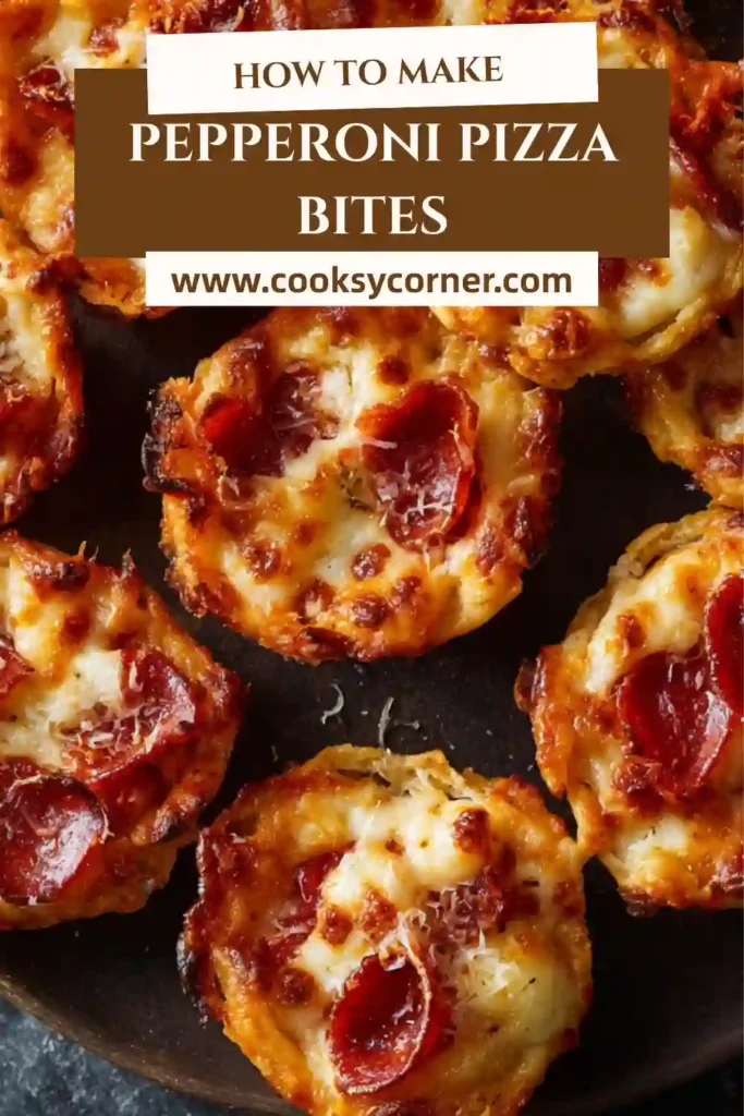 Homemade pizza bites served warm with melted cheese and crispy edges.