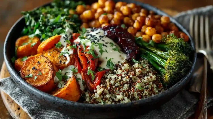 Roasted Veggie Quinoa Bowl