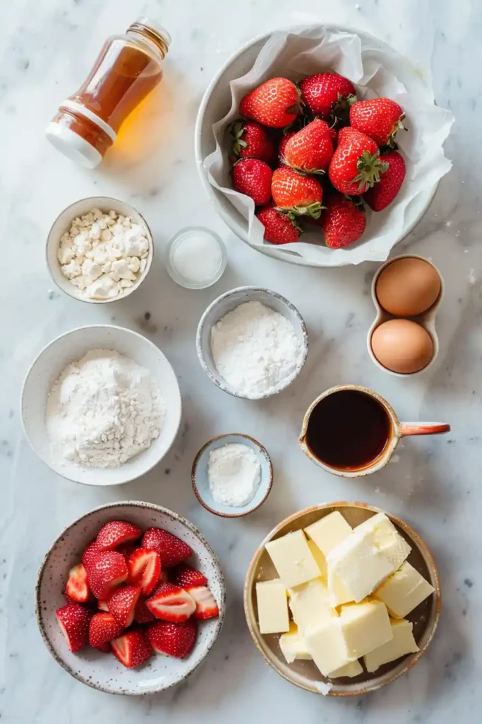 Bakery-style cookies with cheesecake center and strawberry pockets.