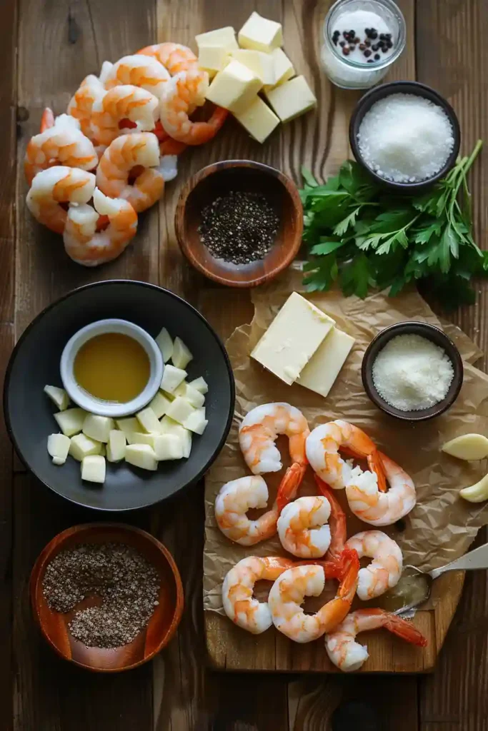 Tender shrimp simmered in a creamy garlic parmesan sauce with Italian seasoning and fresh herbs. A restaurant-style shrimp dinner made easily at home.