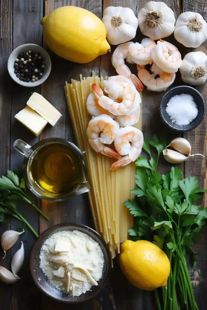 Homemade creamy shrimp linguine prepared with juicy shrimp, garlic cream sauce, and perfectly cooked pasta. A comforting Italian-inspired seafood dinner recipe.