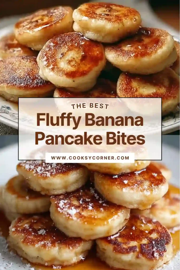 Homemade banana pancake bites cooking on a skillet until golden brown and fluffy. These mini pancakes are made with ripe bananas and simple ingredients.