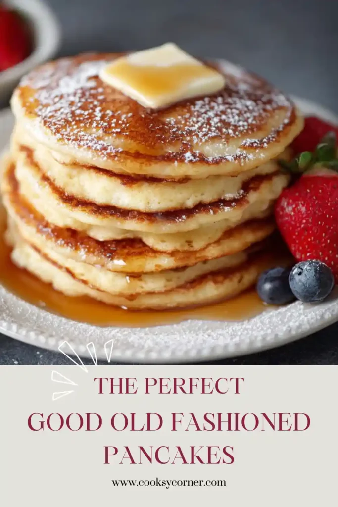 Classic homemade pancakes served warm with syrup and butter for a comforting breakfast. These fluffy breakfast pancakes have a soft texture and crispy golden edges.