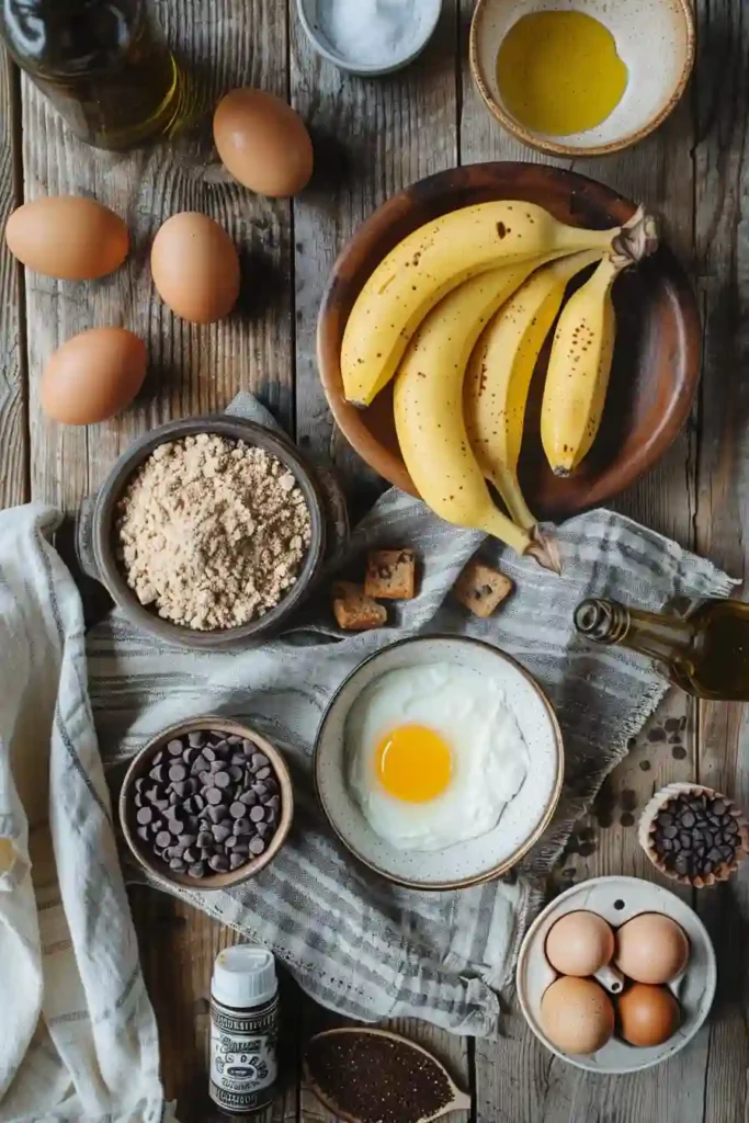 Healthy Greek Yogurt Banana Muffins baked until golden brown and fluffy inside. Easy homemade banana muffins made with yogurt and whole wheat flour.
